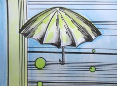 The Meaning of Bubbles umbrella detail