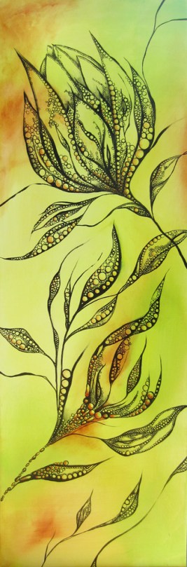 Day 65 (7/2/12): Foliage and Dew Abstraction