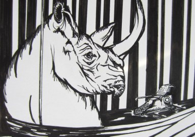 Day 102: Go With the Flow Rhino Detail