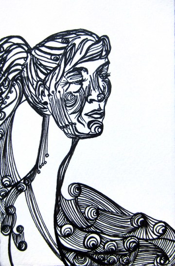 Day 162(10/7/12): Long Neck Lady