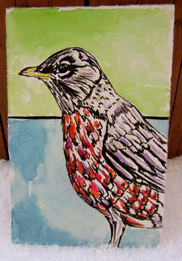 Day 179: Robin Come Winter Day 179 (10/24/12): Robin Come Winter