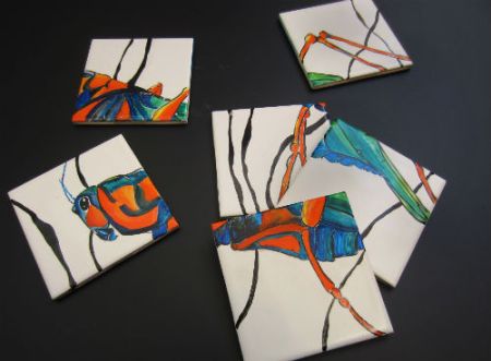 Day 244 Scattered Coasters