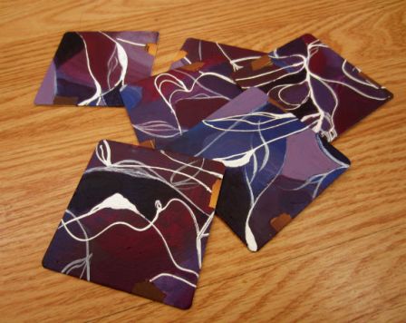 Day 246: Commisioned Coasters scattered