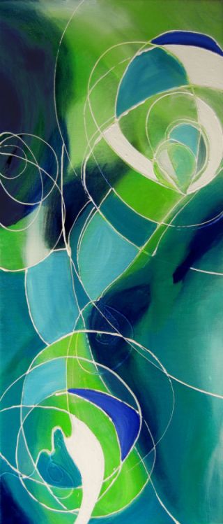 12 x 28" acrylic on canvas