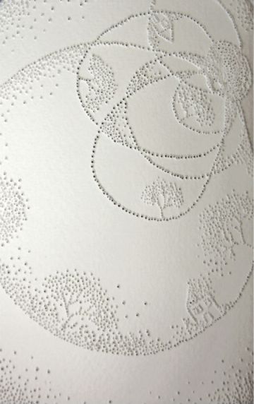 3 x 5" paper with pinholes