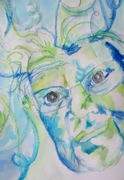 Day 269 Pinhole Portrait Color Detail