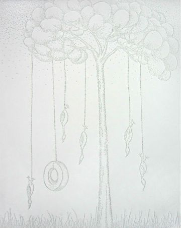 11 x 14" paper with pinholes