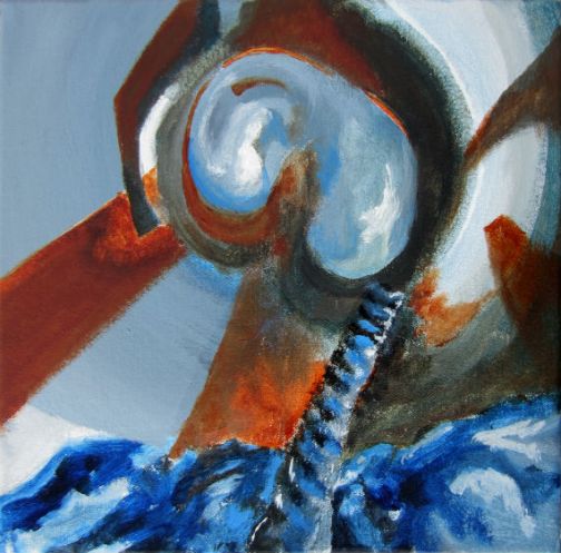 10 x 10" acrylic on canvas