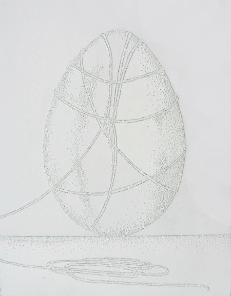 11 x 14" pinholes poked in paper