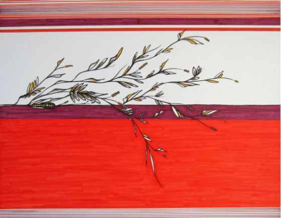 8.5 x 11" ink on paper