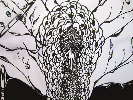 Day 330 Peacock's Chaos Detail