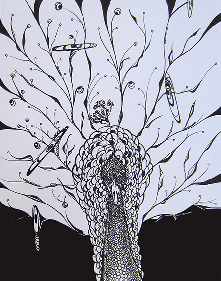 Day 330, 8 x 10" ink on paper