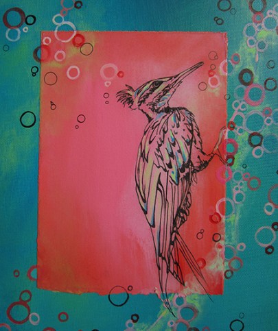 Day 331 Like Bubbles to a Bird Who Pecks Bird