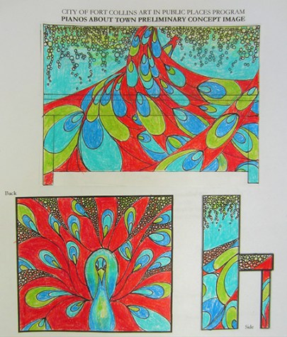 Day 338, Initial sketches for piano