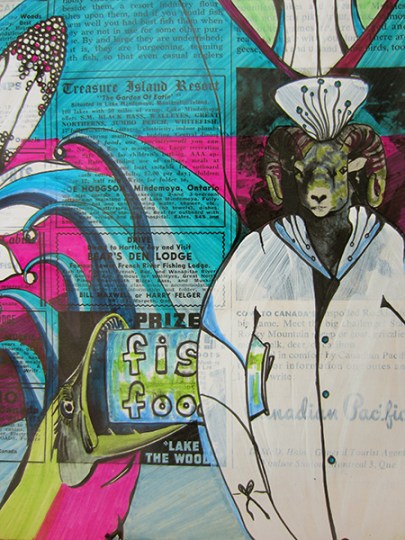 Day 349 Fish Feeder Big Horn Sheep Detail