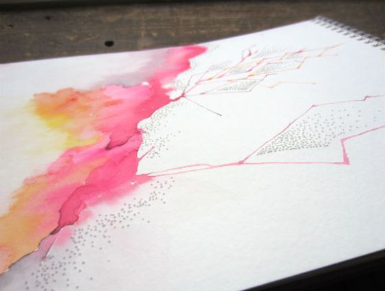 Day 352 Red Tree Angled