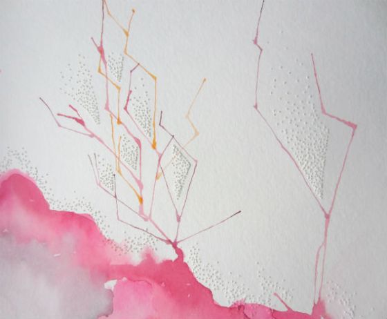 Day 352 Red Tree Detail