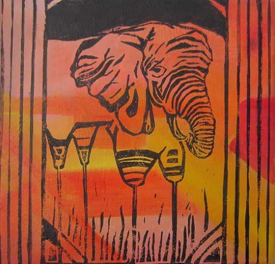 Day 369 Elephant Prints