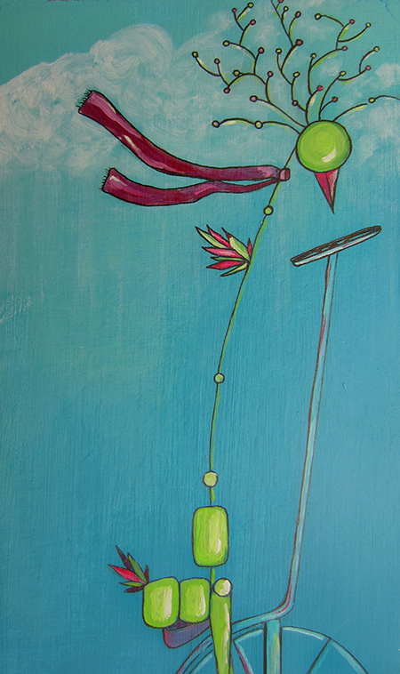 May 14 Biking Bird Head Detail