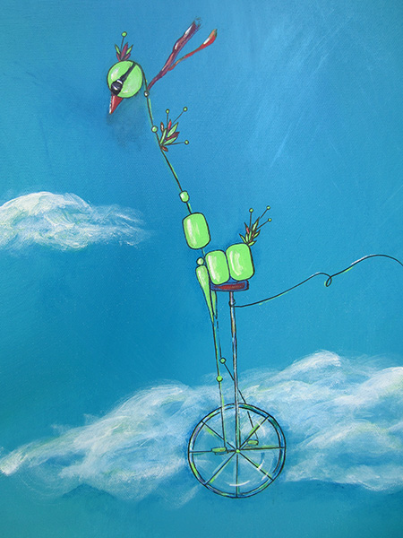 Bird Flying Kite detail