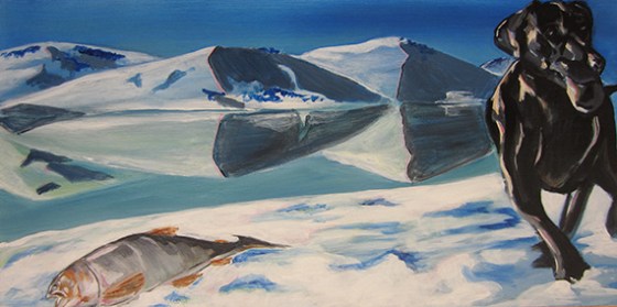 ~12 x 24 Acrylic on wood panel