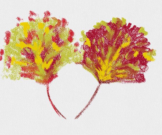 Leaves, computer painting