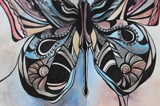 Butterfly final lower detail