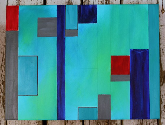 18 x 24" Acrylic on canvas