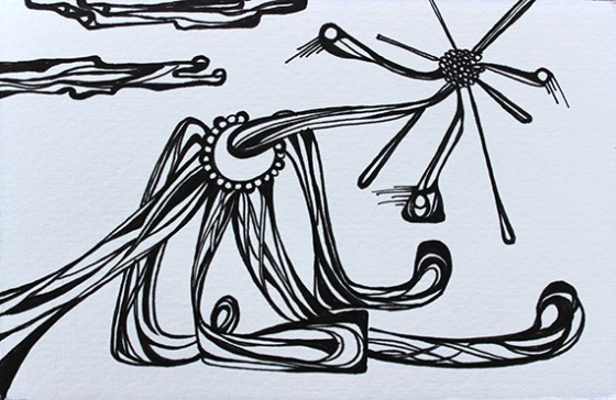 ~3 x 5" ink on paper 