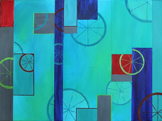 18 x 24" Acrylic on canvas