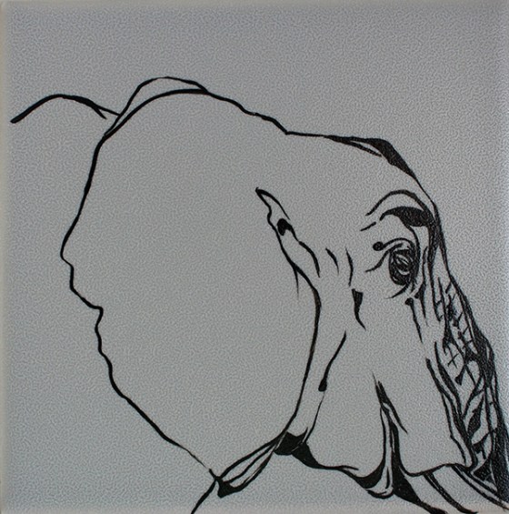 Elephant in progress