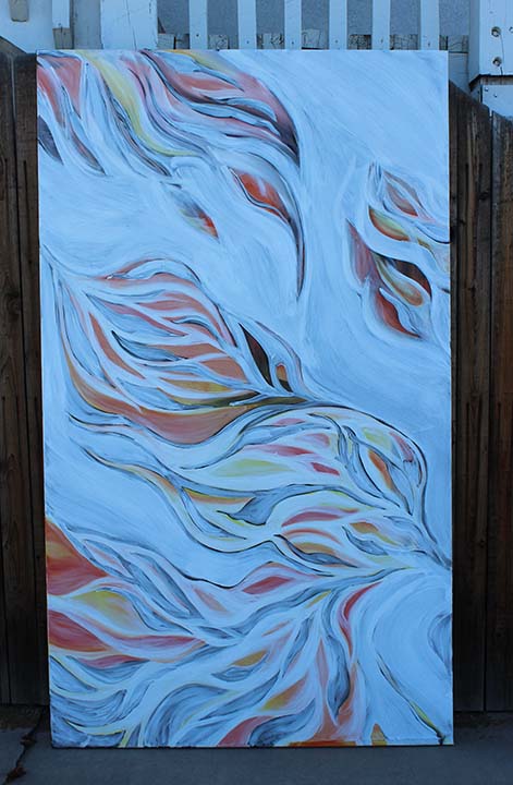 6' x 3.5' Acrylic on canvas