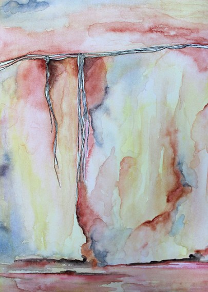 Caught Grasses Detail