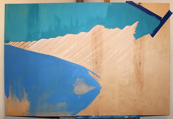 Mountain Range in Blues 2