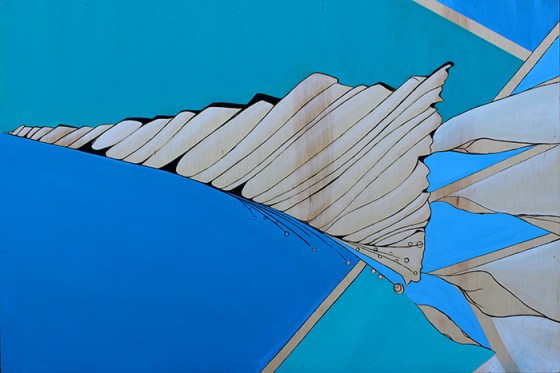 32 x 48" Acrylic on Wood 