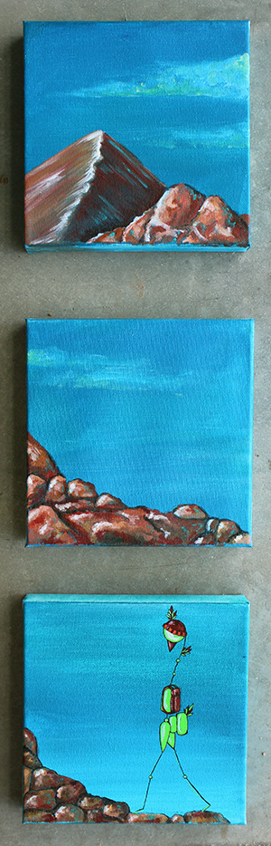 Bird on Hike Vertical