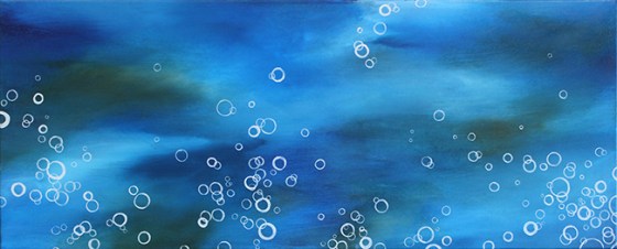 18 x 30" Acrylic on Canvas work in progress