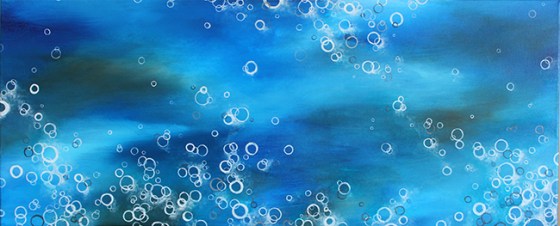 12 x 30" Acrylic on canvas