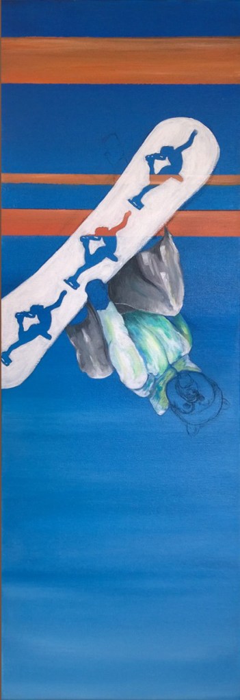 12 x 36" acrylic on canvas