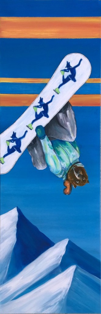 12 x 36" Acrylic on canvas