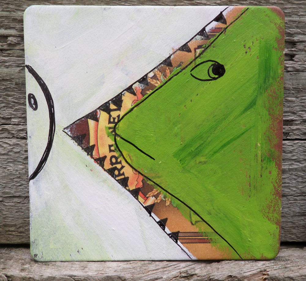 Whimsy Big Fish Little Fish Detail