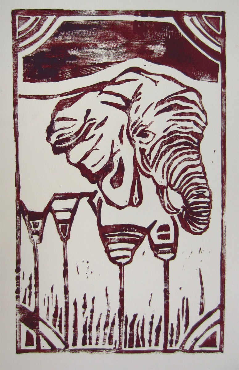 Day 44: Stick Legged Elephant Eggplant