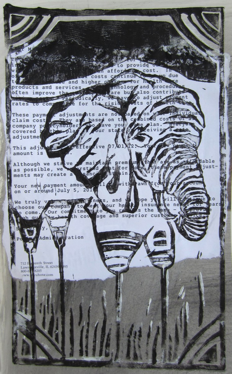 Day 44: Stick Legged Elephant Insurance