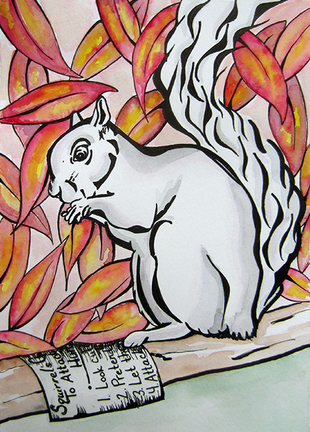 Day 150 (9/25/12): Squirrel's Guide to Attacking Humans